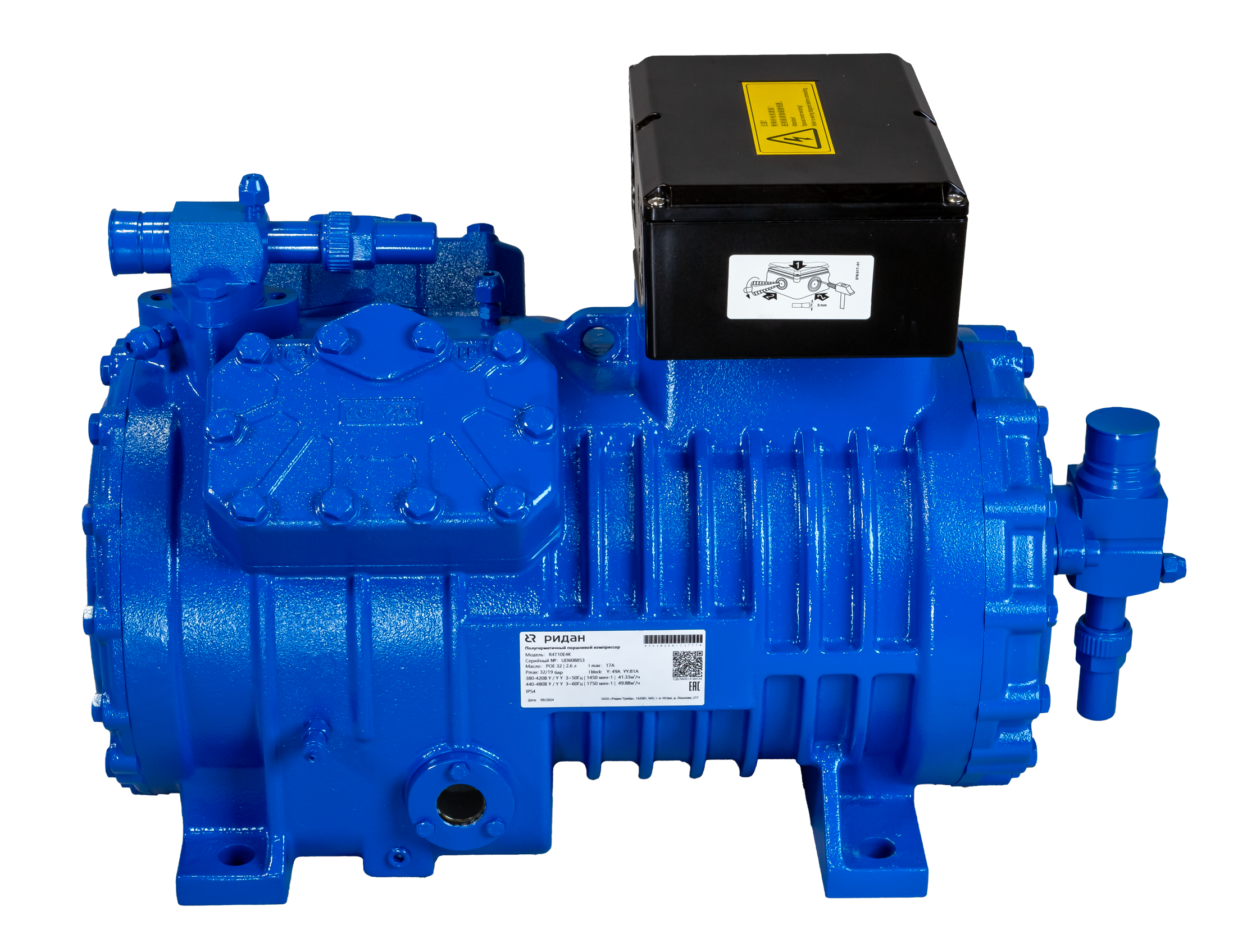 Ридан 171R4428 — Полугерметичный поршневой компрессор R4N14E4K