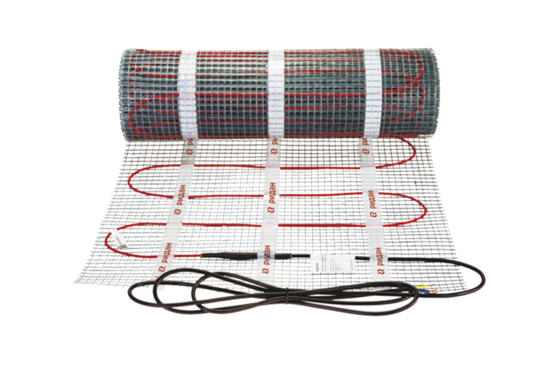 Ridan 21RT1067R — Нагревательный мат Ridan TF-200 4 м² с терморегулятором Ridan Twist (белый)